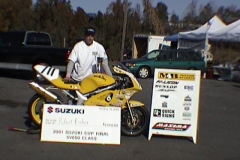 Robert Fisher and his Suzuki Check